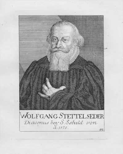Wolfgang Stettelseder Diakon St. Sebald Sebalduskirche Nürnberg Portrait