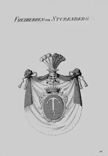 Stubenberg Wappen Adel coat of arms heraldry Heraldik crest Kupferstich