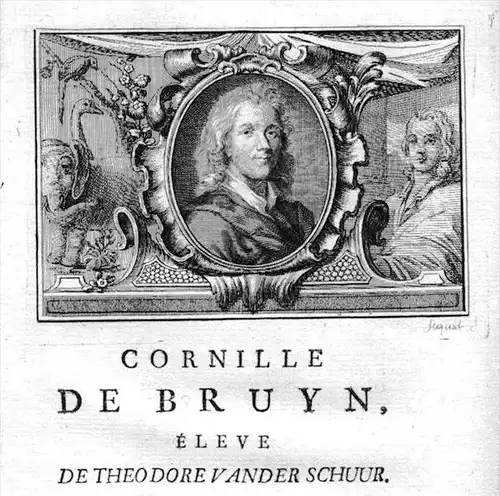 Cornelis de Bruijn painter Maler Portrait Kupferstich gravure engraving