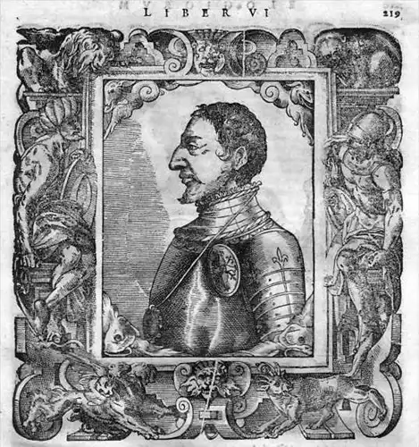 Carolus Aur. Francisci + Alfonso Avalos Portrait
