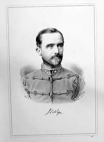 Karl Hild Generalmajor Portrait Lithographie litho lithograph