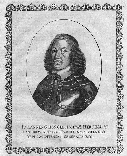 Johann Geiss v. Hessen-Kassel   Portrait