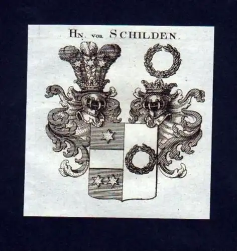 Herren v. Schilden Schild Kupferstich Wappen
