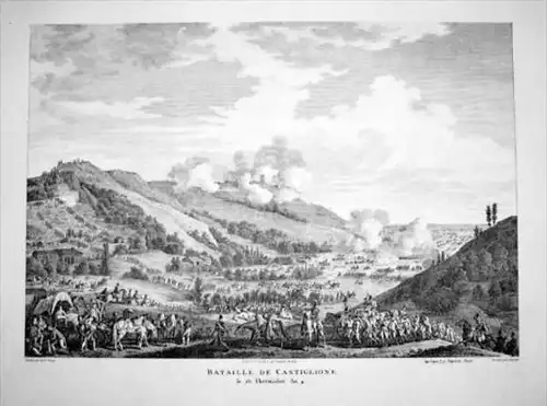 Bataille de Castiglione... - Castiglione delle Stiviere Lombardia Italia Italy Italien Napoleon Incisione