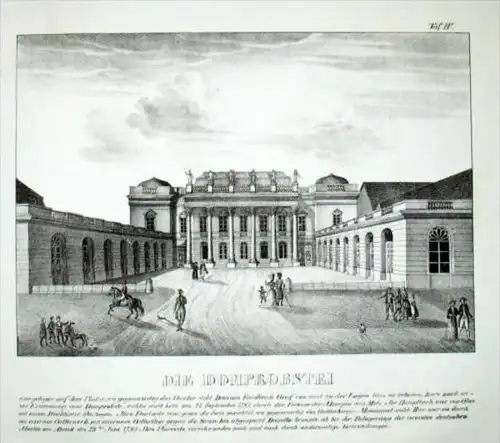 Mainz Dompropstei Rheinland Lithographie