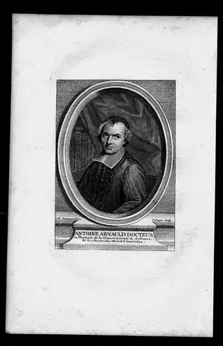 Antoine Arnauld Docteur - Antoine Arnauld (1612 - 1694) Mathematiker mathematician philosopher Philosoph Prie