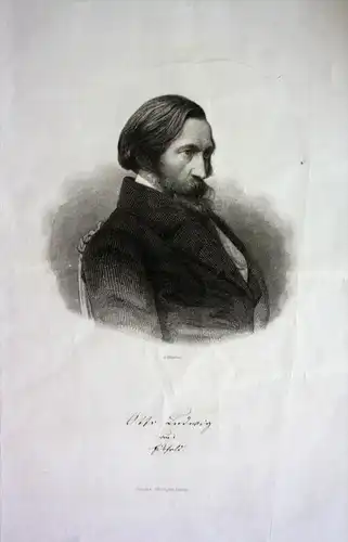 Otto Ludwig Schriftsteller writer Eisleben Dresden  Portrait