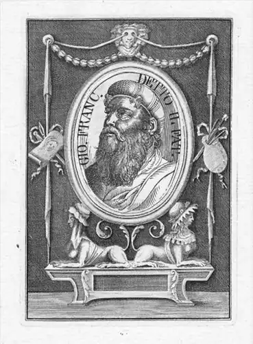Giovanni Francesco Penni Kupferstich Portrait engraving