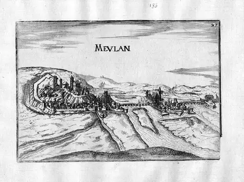 Meulan - Meulan en Yvelines Tassin gravure estampe