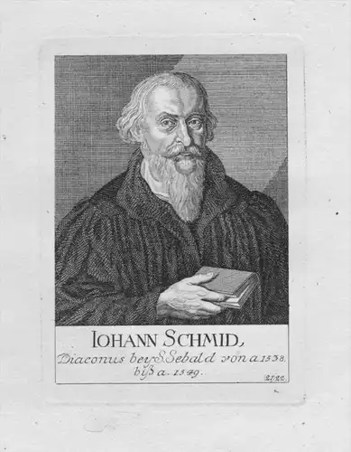 Johann Schmid Diakon St. Sebald Sebalduskirche Nürnberg Portrait