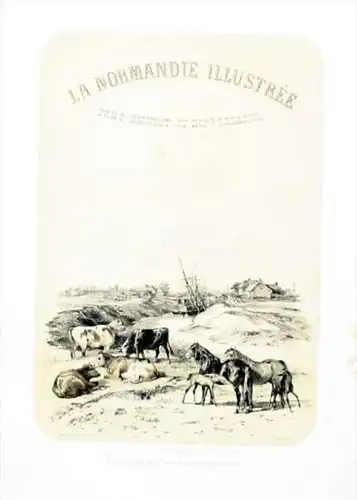 - Calvados Normandie Title Lithographie Benoist