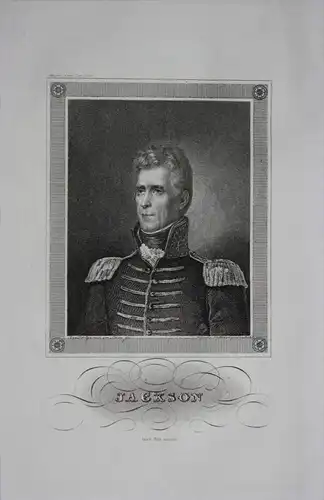 Jackson General Militär Frankreich France engraving  Portrait