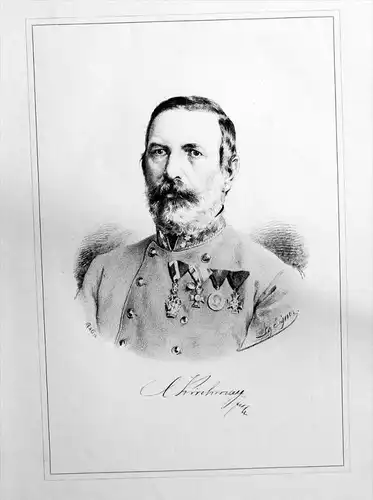 Carl Ritter von Kirchmayr Portrait Lithographie litho lithograph