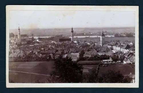CDV Deggendorf Ansicht Gesamtansicht 1886 Foto photo