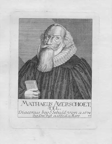 Matthäus Airschöttel Diakon St. Sebald Sebalduskirche Nürnberg Portrait