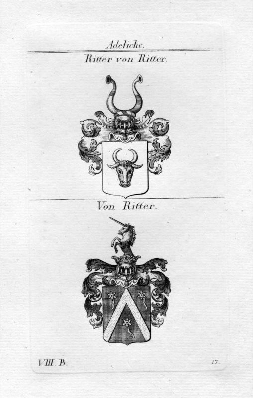 Ritter von Ritter - Wappen Adel coat of arms heraldry Heraldik ...
