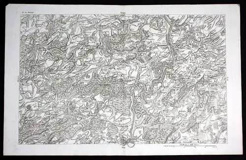 Dinant Philippeville Florenne Givet Hastiere carte gravure Karte map