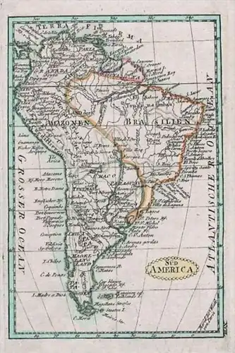 South America Brasilia Map Schindelmayer