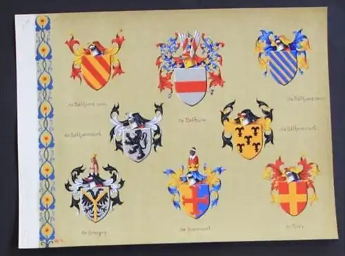 Bethune Bethancourt Belhencourt Biez Bienmont Blason Wappen Heraldik