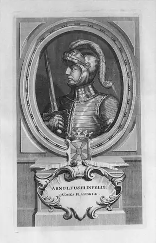 Arnulfus III. Infelix, Comes Flandriae - Arnulf III. der Unglückliche (1055-1071) Flandern Flandre Vlaanderen
