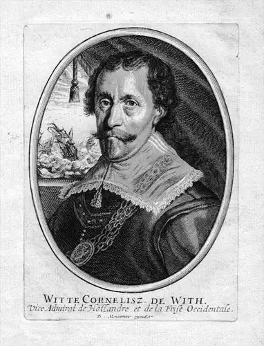 Cornelisz Witte de With - Dutch naval Admiral Portrait