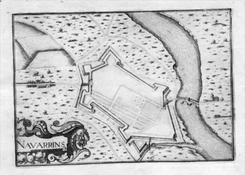 - Navarrins Pyréneés Gravure Estampe Tassin map estampe