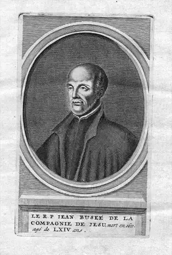 Jean Busée de la Compagnie de Jesus - Joannes Busaeus (1547 - 1611) / Jan Buys theologian Nijmegen Mainz Kup