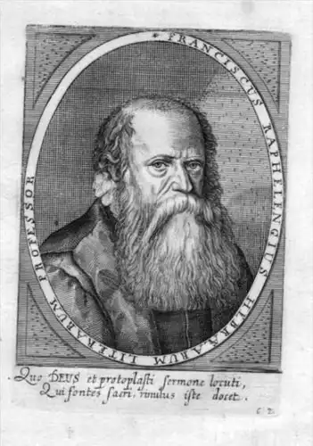 Frans van Ravelingen Kupferstich Portrait