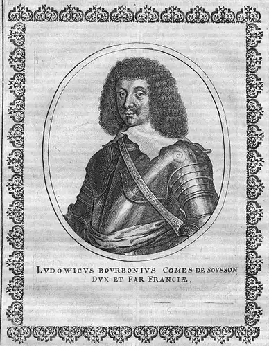 Louis de Bourbon de Soissons Portrait     gravure