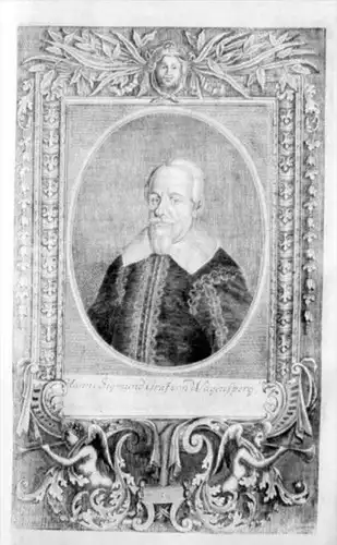 Johann Siegmund v.  Wagensperg Graz Portrait Kupferstich