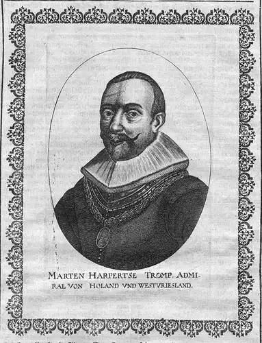 Maarten Tromp Holland Kupferstich Portrait engraving gravure