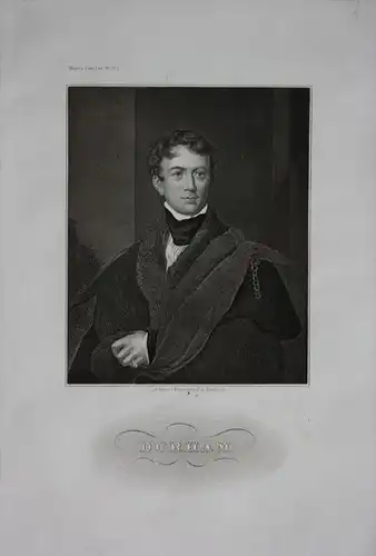 John George Lambton Earl of Durham engraving  Portrait