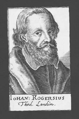 Iohan Rogersius - John Rogers (1500-1555) English priest theologian martyr London England Theologe Birmingham