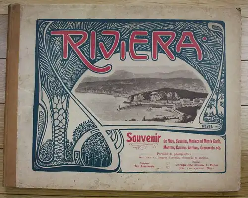 Laurencic Riviera Souvenir Album Großformat französische Ausgabe