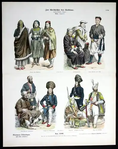 Asien - Geschichte der Kostüme - Münchener Bilderbogen