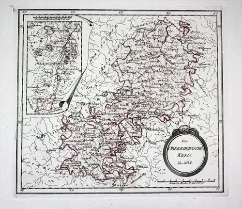 Der Oberrheinische Kreis Nro. 232 - Oberrhein Rhein Hanau Mannheim Wetzlar Kassel Darmstadt Hessen