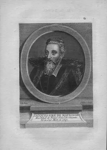 Jacques Sire de Matignon - Jacques II de Goyon de Matignon (1525 - 1598) Maréchal de France  Chevalier de l'O