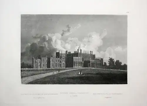 - Eaton Hall Cheshire England United Kingdom engraving