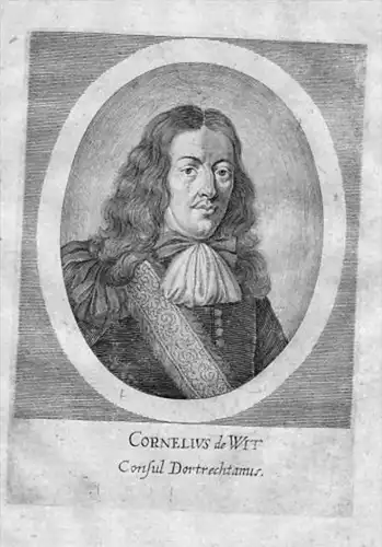 Cornelis de Witt Nederland Holland Portrait     gravure