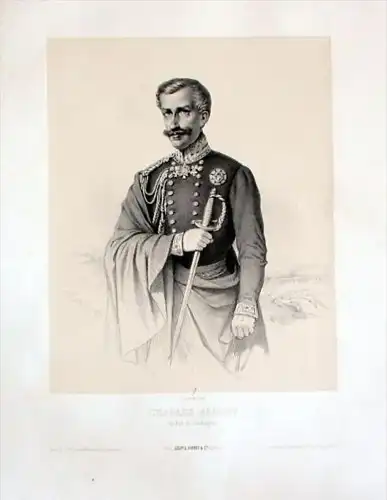 Carlo Alberto di Savoia Sardegna Portrait