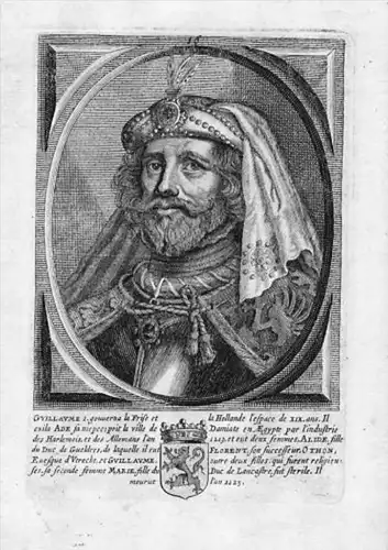 Wilhelm I Willem Holland Kupferstich Portrait gravure engraving
