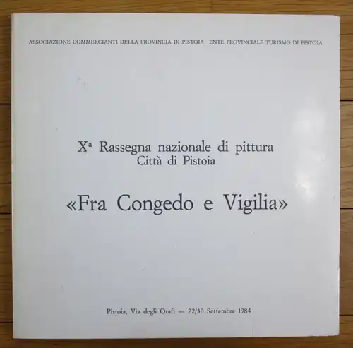 Fra Congedo e Vigilia Pistoia catalogue art