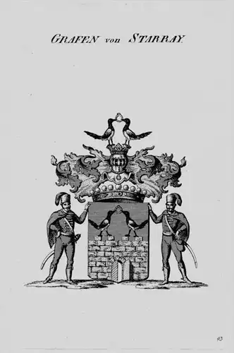 Starray Wappen Adel coat of arms heraldry Heraldik crest Kupferstich