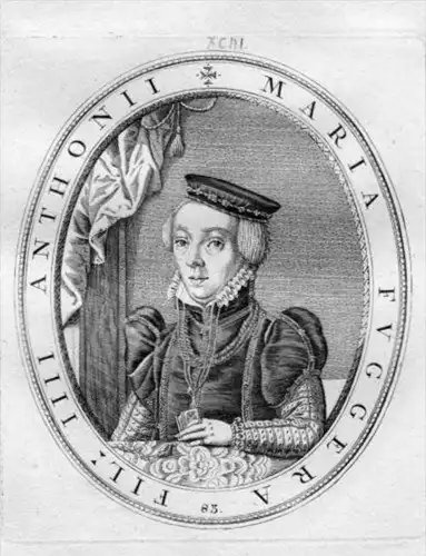 Maria Fuggera - Maria Fugger (1543 - 1583) Nordendorf Welden Portrait
