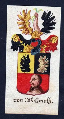 von Wassmotz Waßmotz Böhmen Wappen coat of arms Manuskript