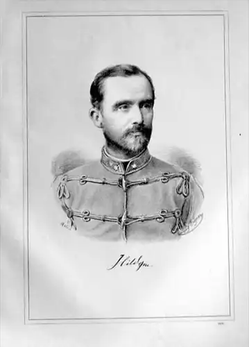 Karl Hild Generalmajor Lithographie Portrait