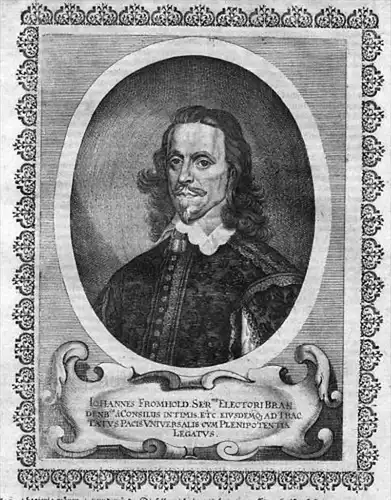 Johann Fromhold Brandenburg Kupfer Portrait