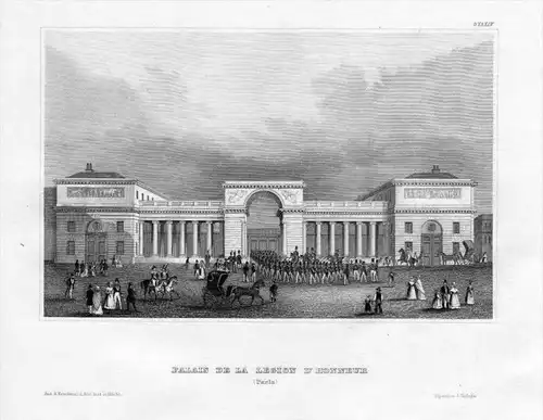 Paris Palais de la Legion D'Honneur Militär Parade Original