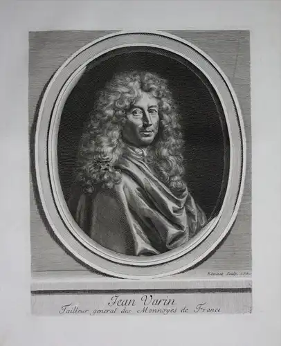 Jean Varin - Jean Varin (1607 - 1672) sculptor Bildhauer sculpteur Warin Bildhauer Frankreich France gravure