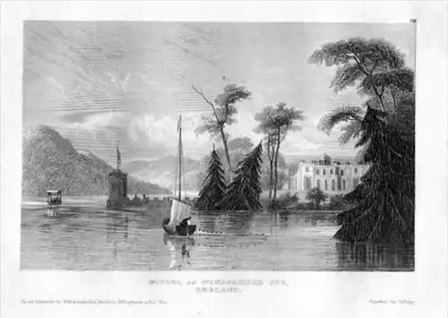 Windermere Sea England Stores Antique Print